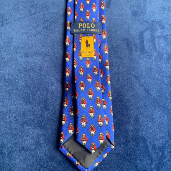 NWOT Vintage Limited Edition Boys Polo Ralph Lauren Silk Tie - Picture 8 of 8